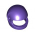 Minifigure, Headgear Helmet Motorcycle (Standard): {светло виолетов}