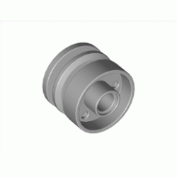 Джанта широка 18 x 14 мм с дупка Ø4.8 мм : {умерено каменно сив}