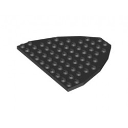 Wedge, Plate 9 x 10 (Boat Bow Plate): {черен}