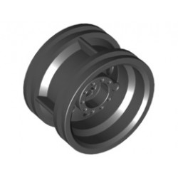 Джанта широка Ø30 X 20 мм с кръстат отвор Ø4.8 мм: {черен}