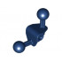Bionicle Ball Joint 4 x 4 x 2 90 Degree with 2 Ball Joints and Axle Hole: {земно син}