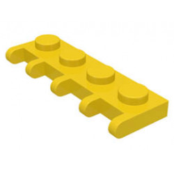 Hinge Vehicle Roof Holder 1 x 4: {прозрачно син}