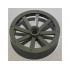 Wheel Wagon Large 33mm D., Hole Round for Wheels Holder Pin: {сив}