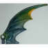 Dragon Wing 8 x 10, Green and Yellow Trailing Edge: {земно син}