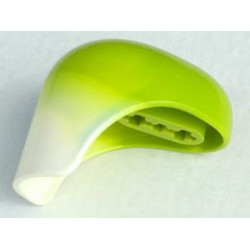 Bionicle Head Connector Block (Toa Inika) with White Bottom: {ярко жълто-зелен}