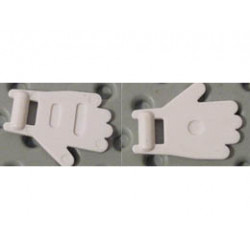 Minifigure, Utensil Soccer Goalie Mitt: {бял}