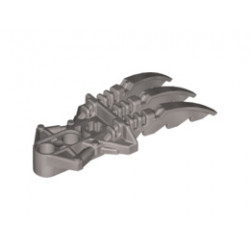 Bionicle Claw with 2 Pin Holes: {сребрист}