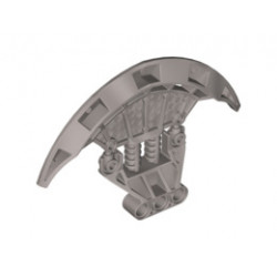 Bionicle Weapon Axonn Giant Axe Half: {сребърно метален}
