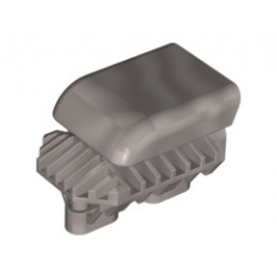 Technic, Engine Tuneable, Block with Trapezoidal Air Scoop (for part 2133) : {сребрист}