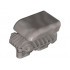 Technic, Engine Tuneable, Block with Trapezoidal Air Scoop (for part 2133) : {сребрист}