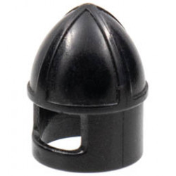 Minifigure, Headgear Helmet Castle with Chin Guard : {черен}