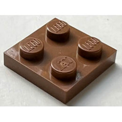 Плочка 2X2: {кафяв}