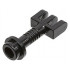 Hinge Bar with 3 Fingers and End Stud (Control Lever) : {черен}