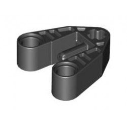 Technic, Axle and Pin Connector 3 x 3 with Axle, 2 Pin Holes and Axle Hole: {черен}