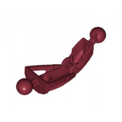 Bionicle Toa Nuva Leg Section : {нов тъмно червен}