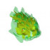 Bionicle Head, Barraki Ehlek, Marbled Lime Pattern: {прозрачно зелен}