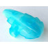 Bionicle Hydruka Back Plate (Morak) with Marbled Trans-Light Blue Pattern: {фосфористиращо бял}