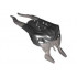 Bionicle Head, Barraki Mantax, Marbled Pearl Light Gray Pattern: {черен}