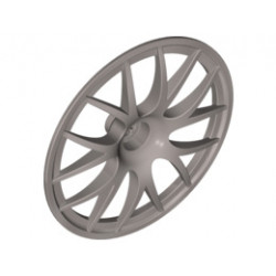 Wheel Cover 7 Spoke with Axle Hole - 56mm D. - for Wheel 44772: {сребрист}
