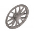 Wheel Cover 7 Spoke with Axle Hole - 56mm D. - for Wheel 44772: {сребрист}