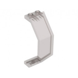 Стенен елемент извит 2X3X6-прозрачен: {прозрачно кафяв}