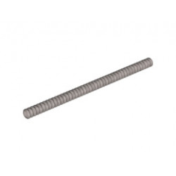 Hose, Ribbed 7mm D. 15L : {сребърно метален}