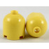 Brick, Round 2 x 2 x 1 2/3 Dome Top - Blocked Open Stud : {ярко жълт}