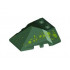 Wedge 4 x 4 Pyramid Center with Green Scale Pattern: {земно зелен}