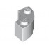 Brick, Round Corner 2 x 2 Macaroni with Stud Notch : {бял}