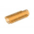 Cylinder 9 x 4 x 2 Tapered with Flat Bottom, Pin Holes: {прозрачно ярко оранжев}