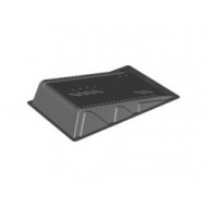 Baseplate, Raised Ramp 9 x 15 x 2 (Racers) : {тъмно каменно сив}