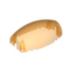 Windscreen 10 x 6 x 3 Bubble Canopy Double Tapered: {прозрачно ярко оранжев}