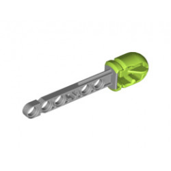 Projectile Arrow, Liftarm Shaft with Solid Lime Rubber End : {умерено каменно сив}