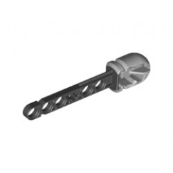 Projectile Arrow, Liftarm Shaft with Hollow Light Bluish Gray Rubber End: {черен}