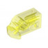 Bionicle Head Connector Block Eye/Brain Stalk - Short: {прозрачно флуорисциращо зелен}