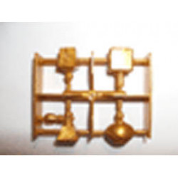 Scala Accessories - Complete Sprue - Perfume Bottles (Belville): {топло златист}