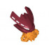 Bionicle Mask Arthron with Orange Face: {нов тъмно червен}