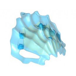 Bionicle Head, Gadunka, Marbled Glow In Dark Pattern: {прозрачно син}