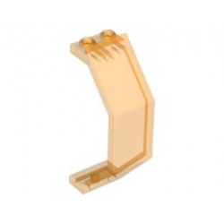 Стенен елемент извит 2X3X6-прозрачен: {прозрачно ярко оранжев}