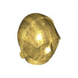 Minifigure, Head Modified SW C-3PO / K-3PO Protocol Droid Plain: {топло златист}