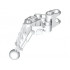 Bionicle Arm / Leg Upper Section (Solek): {бял}