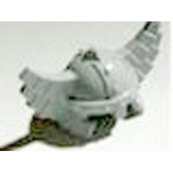 Minifigure, Headgear Helmet with Wings: {умерено каменно сив}