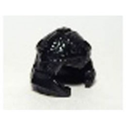 Minifigure, Headgear Helmet Castle with Cheek Protection and Thin Bands (Troll): {черен}