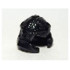 Minifigure, Headgear Helmet Castle with Cheek Protection and Thin Bands (Troll): {черен}