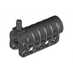 Projectile Launcher, Cannon, Flat Bottom : {черен}