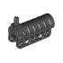 Projectile Launcher, Cannon, Flat Bottom : {черен}