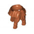 Minifigure, Beard, Tied with Hair in Back: {тъмно оранжев}