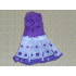 Belville, Clothes Dress (Adult) Sleeveless Net Top, White Skirt with Purple Dots Pattern: {ярко виолетов}