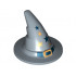 Minifigure, Headgear Hat, Wizard / Witch with Gold Buckle and Stars Pattern: {пясъчно син}