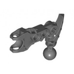 Bionicle Arm Av-Matoran with Ball Joint and Ball Socket: {тъмно каменно сив}